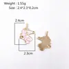 Amazon Unicornio Explosivo Dibujos Animados Joyería Accesorios Accesorios diy Collar Pulsera Conector Aleación Accesorios