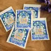 Thangka do Buda da Medicina de Rekang, Xizang, Nepal, Puramente Pintado à Mão, Cartão 4x5