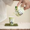 Taza con Aroma a Flor de Panda Pintada a Mano Cerámica para el Hogar Juego de Té Kung Fu Taza de Té Personal para Niñas como Recuerdos