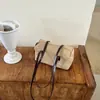 Moda estilo coreano bolsa de almofada camurça versátil nicho 2026 novo estilo vintage Maillard bolsa de ombro transversal