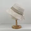 Nuevo Estilo Sombrero de Pescador de Cuerda de Color Bloqueado Estilo Diseñador Sombrero de Sol Casual para Exteriores para Estudiantes para Reducir la Apariencia de Edad y Proteger del Sol
