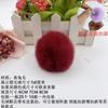 Bola de Pelo de Coelho Rex Real 6cm Pom Pom DIY para Roupas Sapatos Chapéus Almofada Acessórios Pingente de Bolsa Decoração de Feriado Venda por Atacado