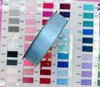 Cinta de lunares de 25 mm para envolver regalos, atar pasteles, materiales para accesorios de cabello DIY, poliéster, en stock, venta al por mayor, múltiples colores