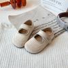 Zapatos Dulces con Volantes Estilo Retro Francés para Niña Zapatos Mary Jane de Cuero para Primavera y Otoño para Niña Zapatos de Salón de Punta Redonda con Suela Suave para Mujer Todo Terreno