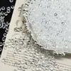 Brocha de Maquillaje Rellena de Diamantes DIY Diamante Transparente Diamante 3mm Acrílico Fondo Puntiagudo Diamante Transparente Diamante Pequeño Diamante Suelto Botella de los Deseos Diamante