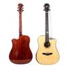 Guitarra acústica folk de 41 pulgadas con un solo diapasón, guitarra de madera maciza para niños de 36 pulgadas, venta al por mayor
