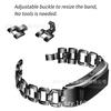 Adecuado para Correa de Reloj Huawei Gt5 Grande D Diamante Cadena de Acero Inoxidable Correa de Reloj 18mm Metal Forma de D Diamante Correa de Reloj