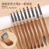 A y su juego de pinceles para nail art japonés, pincel de barrido, bolígrafo de doble punta, fototerapia pintada, bolígrafo para línea de arrastre, bolígrafo para degradado, venta al por mayor
