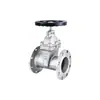 Válvula de Compuerta de Sellado Blando con Brida de Acero Inoxidable 304/316L Z45X-16P Vástago No Ascendente Vástago Ascendente Grifo de Bomberos Válvula de Agua Potable 80