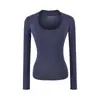 Estilo girl picante, camiseta de manga larga con escote pronunciado, colección de otoño para mujer, fina y ligeramente transparente, elástica, ajustada, sexy y adecuada como prenda interior o top