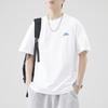 Camiseta de Manga Corta Nueva de Verano Anyang 2026 para Hombre, Top de Manga Media de Algodón Puro Pesado, Camiseta de Cuello Redondo, Exclusivamente para Ventas Transfronterizas