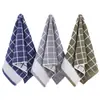 Toallas Sencillas a Cuadros, Suaves y Absorbentes, Toallas Faciales para el Hogar, Textiles de Uso Diario para el Hogar, Stock Listo del Fabricante al por Mayor