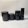 Botella de Vidrio Amatista, Botella Crema, Botella de Cáñamo Negra, Botella para Pasta de Humo, Botella Cosmética de Vidrio Opaca a la Luz, Botella de Cápsula, Botella Vacía