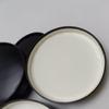 Suministro directo de fábrica tapa de papel negra para tazón tapa de papel para helado tapa de papel negra para yogur en stock