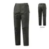 Pantalones Tácticos para Hombre, Pantalones de Entrenamiento Casual Resistentes al Desgaste para Exteriores, Pantalones para Commuting y Senderismo de Otoño e Invierno, Pantalones de Pierna Recta con Forro Polar y Múltiples Bolsillos