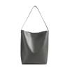 Vintage Casual 2024 Verão Novo Grande Capacidade Lichia Padrão Viajante Moda Estilo Simples Axilas Ombro Balde Bolsa Feminina
