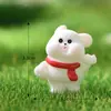 Novo casal Série Coelho micro paisagismo jardinagem DIY acessórios bola de cristal fofo fofo coelho branco resina ornamentos