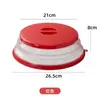 Tampa de Aquecimento para Forno de Micro-ondas, Tampa Dobrável Multifuncional de Silicone, Tampa Anti-Óleo e Anti-respingo, Tampa Especial de Aquecimento, Tampa Dobrável