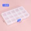 Caja de Almacenamiento Transparente con Múltiples Compartimentos Caja de Almacenamiento Caja de Joyería Caja Organizadora Caja de Medicamentos Montaje Libre 10 Compartimentos 15 Compartimentos