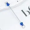 Criativo Novo DIY Mastro Contas Chaveiro Contas Colorido Gradiente Feito à Mão Acessórios Pingente Atacado