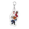 Llavero de Acrílico con Judy y Nick de Zootopia, Lindo Colgante para Regalo de Pareja
