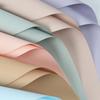 Papel de envoltura para flores de papel de color sólido estilo coreano macaron monocromático papel Ouya ramo de rosas papel de envoltura para flores floral florería