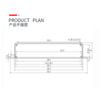 Spot 155*32 Metal Cuadrado Carcasa de Aluminio para Decodificador de Red Carcasa de Aleación de Aluminio para Router Carcasa de Aluminio para Dispositivo de Audio