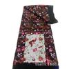Tecido de renda com lantejoulas bordadas em padrão floral para vestido DIY tecido de renda com lantejoulas para noiva tecido