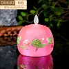 Lámpara de Loto, Lámpara Siempre Encendida, Vela Digital para el Hogar, Lámpara de Ofrenda para Bodhisattva, Lámpara de Buda, Lámpara de Altar de Cristal para Buda, Recargable