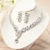 Nuevo Conjunto de Collares de Moda Europea y Americana para Mujer Novia Banquete de Boda Celebración de Festival Accesorios de Actuación de Cumpleaños