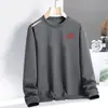 Sudadera para Hombre de 280g, Adecuada para Primavera y Otoño, Holgada y Versátil, Suéter Casual Elegante de Cuello Redondo