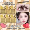 Cílios Postiços Estilo Raposa para Pessoas Preguiçosas, Doces e Descolados, Cílios Segmentados Naturais e Realistas com uma Vibe Cool, Cílios Inclinados Voadores com Cantos Externos Alongados