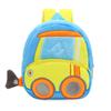 Mochila Escolar Infantil Menino Mochila Veículo de Engenharia Brinquedo Jardim de Infância Bolsa de Carro Fofa Mochila Macia e Leve