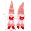 Muñeco Sin Rostro Personalizado para el Día de San Valentín Juguete de Peluche Rudolph Adorno de Escritorio Decoración Festiva Regalo
