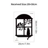 Br918 Mundo Fuera de la Ventana Gato Pájaro Simple Ins Autoadhesivos Pegatinas de Pared Dormitorio Estudio Dormitorio Pegatinas Decorativas