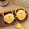 Lindo accesorio para el cabello de peluche de huevo frito, versátil y lindo, pinza para el cabello de alto valor estético, liga para coleta de nicho