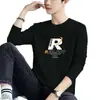 Fabricante Original Moletom Masculino Primavera e Outono Novo de Alta Qualidade Moletom Solto Casual Versátil Camada Base Masculina Manga Longa