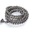 Pulsera de Mantra de Seis Sílabas en Sánscrito para Hombres y Mujeres, Pulsera de Cuentas de Oración Tejidas de Nicho Vintage de Alta Gama, Pulsera de Cuentas Budistas del Sutra del Corazón en Sánscrito