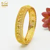 Oriente Médio Dubai pulseira de liga de cobre transfronteiriça venda quente pulseiras de areia dourada para mulheres fábrica de origem em estoque lote