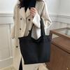 Bolsa de Tela Personalizada Estilo Perezoso 2026 Nueva Bolso de Mano de Gran Capacidad Bolso de Hombro Moderno Ligero Estilo Retro Minimalista