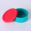Atacado tigela redonda de silicone 700ml mais crocante lancheira de estudante lancheira com tampa lancheira de silicone para crianças