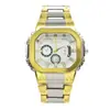 Rosra Comércio Exterior Transfronteiriço Moda Personalizada Esportes Quadrado Relógio de Quartzo Casual Pulseira de Aço Relógio de Presente Empresarial