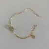 [Regalo de un año 1.0 pulgada Felicidad] Pulsera de Jade Hetian Natural 14K con Símbolos de Felicidad para Mujer