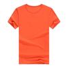 Camiseta deportiva de manga corta de color liso con logotipo personalizado y secado rápido (venta al por mayor)