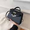 Moda Transfronteriza Bolso Versátil de Platino para Mujer 2026 Nuevo Bolso de Mano Vintage Bolso Kelly Bolso Cruzado de Hombro para Viajes de Nicho