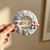 Presilha de bico de pato marrom de cachorro coreano, presilha elegante para coque torcido, presilha de cabelo volumizadora para a parte de trás da cabeça, acessório de cabelo de alta qualidade