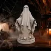 Estátua de Fantasma de Halloween de Novo Produto Transfronteiriço Ornamento de Estátua de Resina de Fantasma de Halloween para Desktop