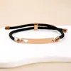 Materiales de Impresión a Color y Grabado Transfronterizos, Pequeños Regalos, Etiquetas Curvas, Pulseras Tejidas, Regalos Navideños Huecos con Forma de Corazón de Acero Inoxidable