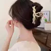 Presilha de Garra Grande para Mulheres, Presilha Shark de Alta Qualidade para a Parte de Trás da Cabeça, Presilha de Cabelo para Cabelos Grossos, Grampo de Cabelo, Acessório de Cabelo, Piranha