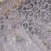 Novo tecido de renda jacquard em malha vazada com fio de prata, elástico, poliéster, renda, tecido de renda macio para roupas femininas, roupas infantis, tecido para lingerie